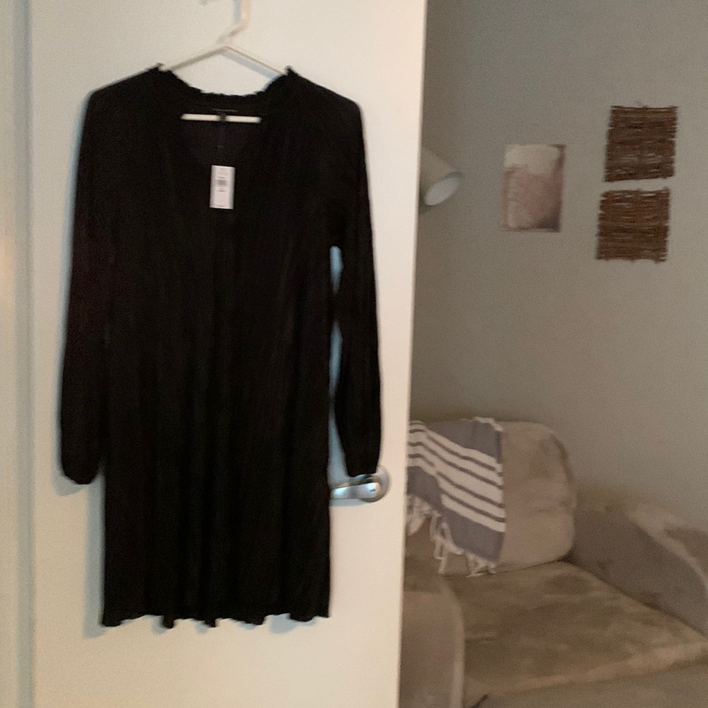 NWT Banana Republic Petite Plisse Swing Dress